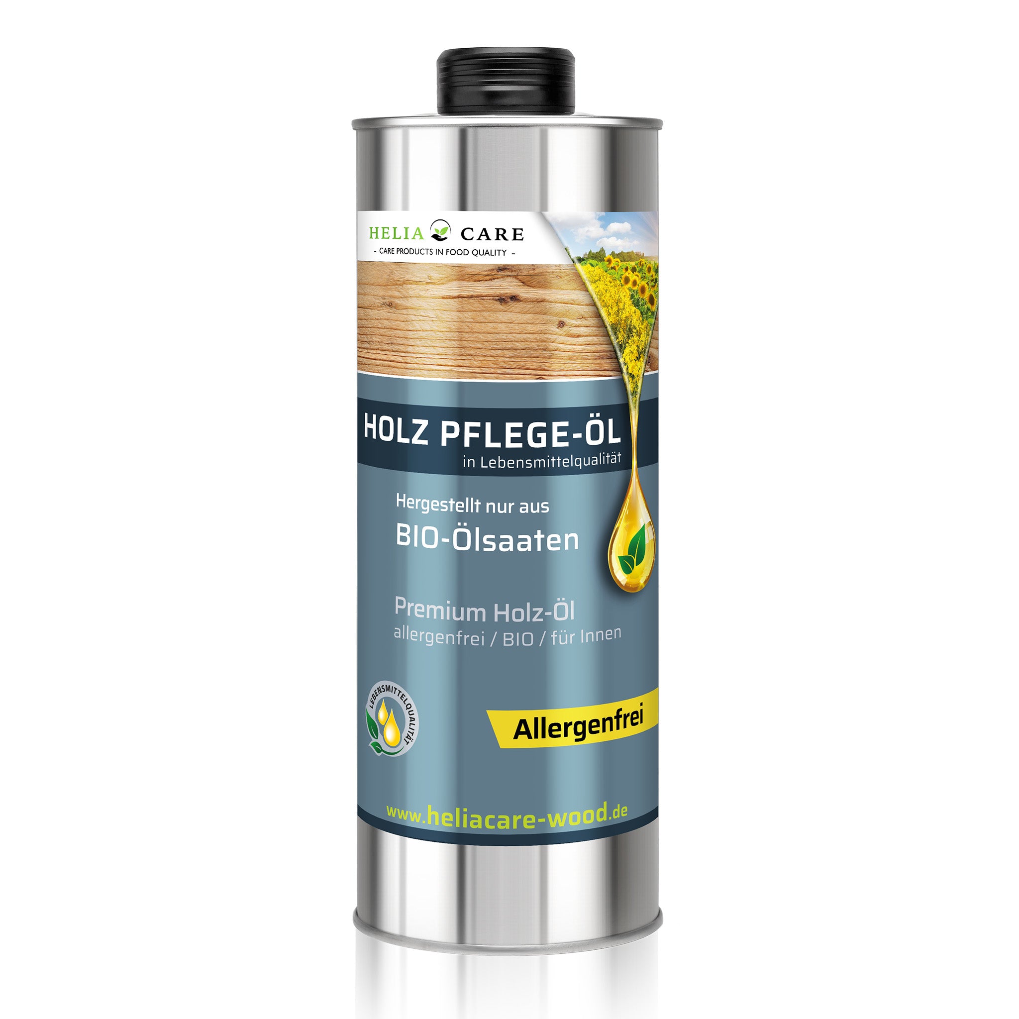 HeliaCARE "ALLERGENFREI" - PREMIUM Holz-Öl f. Allergiker