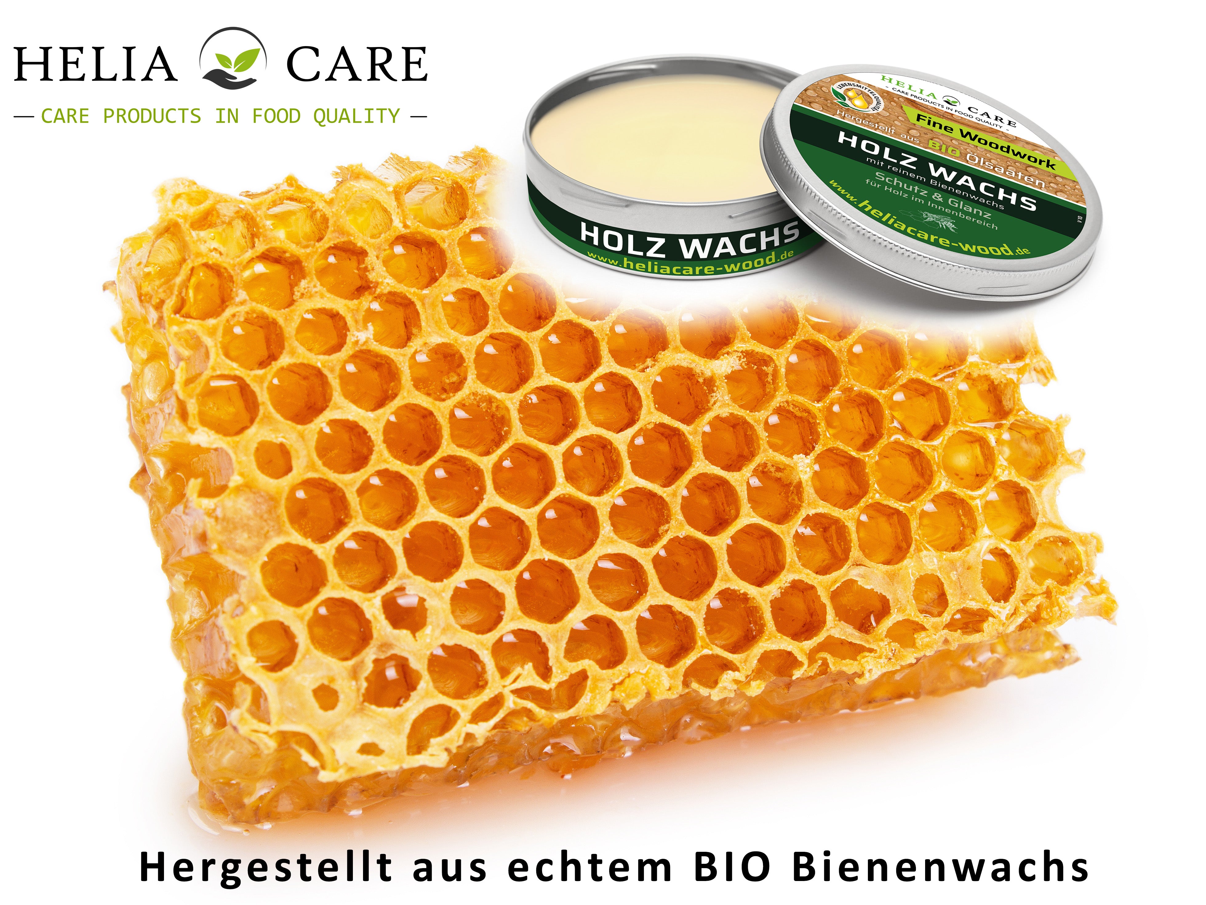 HeliaCARE Holz-Wachs in BIO-Qualität