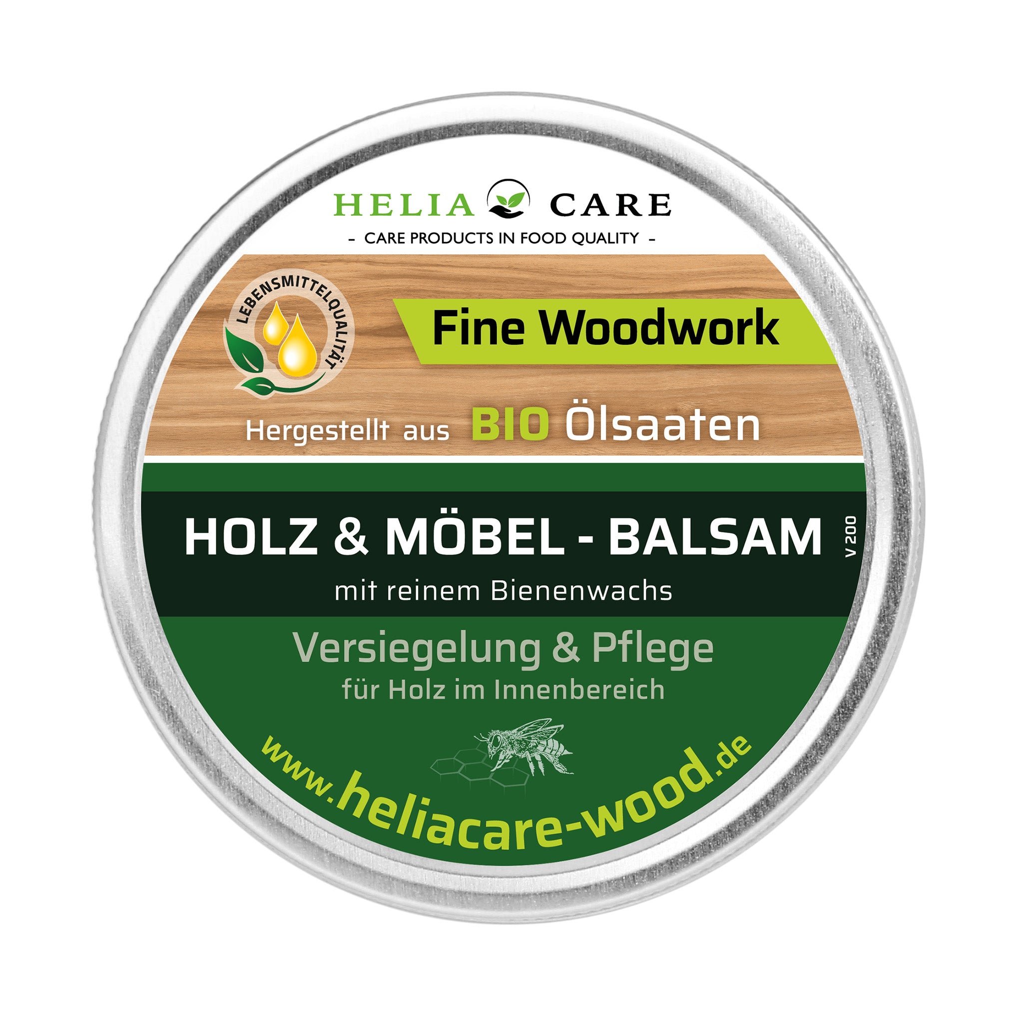 Holz Balsam von HeliaCARE lebensmittelecht